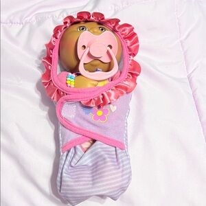 Cabbage Patch Baby Doll Swaddle with Pacifier